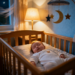 Bebé durmiendo plácidamente en su cuna